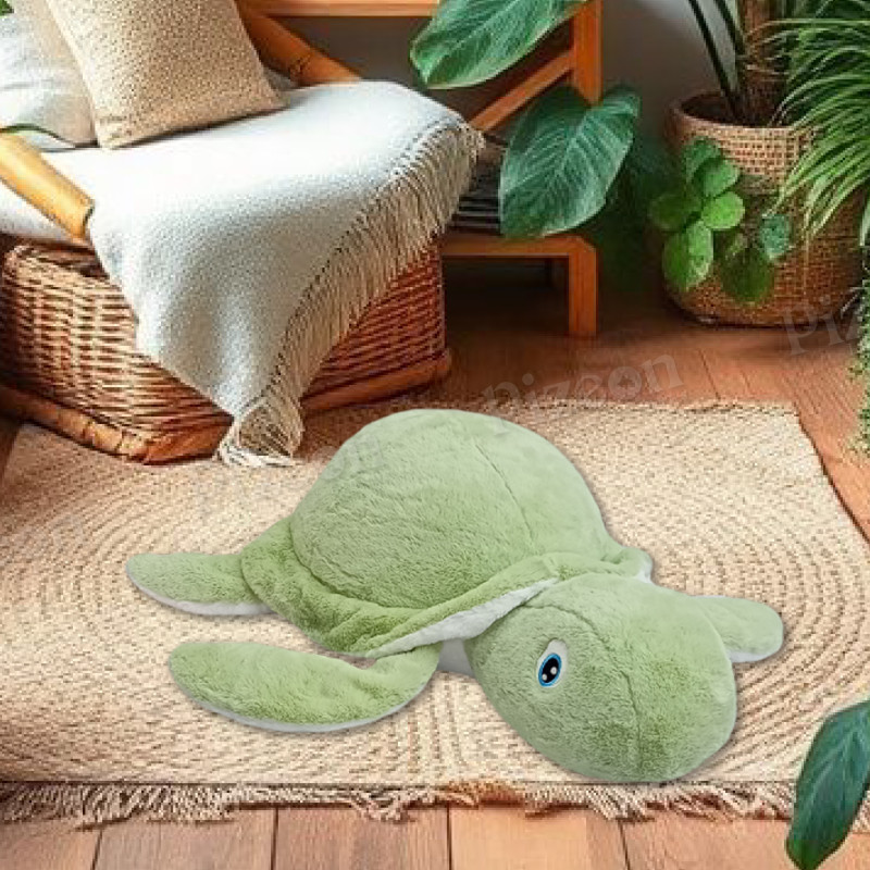 Cute Green Turtle Plush Toy for Kids