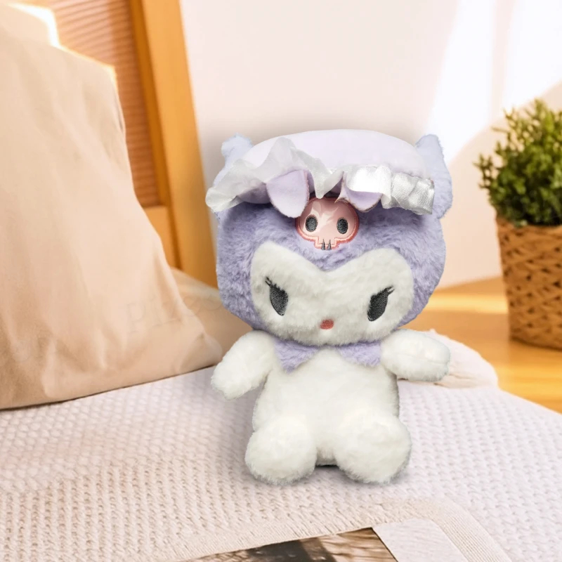 Kawaii Sanrio Kuromi Hello Kitty Plush Toy 30cm