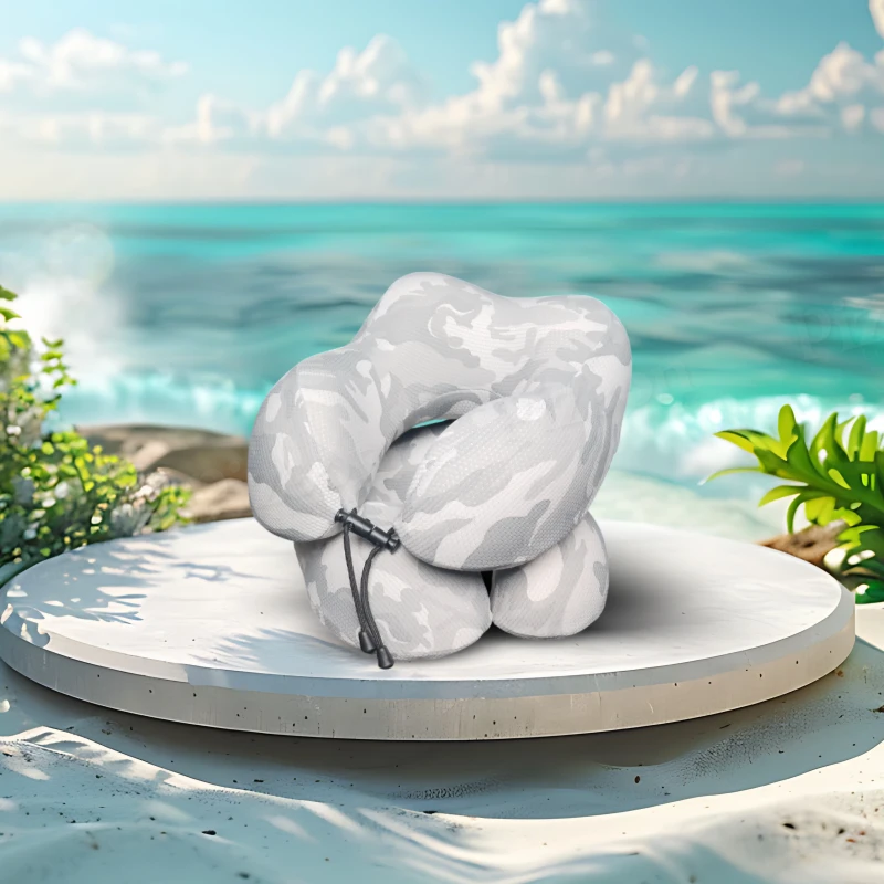 Premium Plush Memory Foam U-Shape Travel Neck Pillow