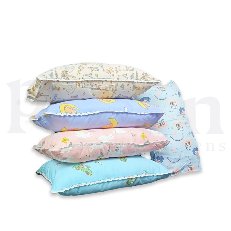 Children’s Cartoon Pillow – Soft, Hypoallergenic & Perfect for Kids (12” × 19”)