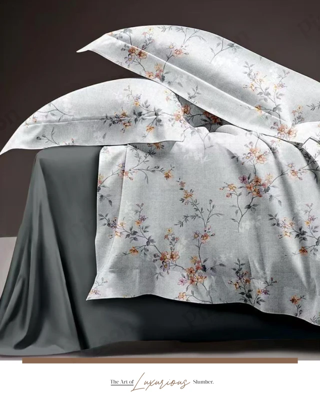 Premium Imported Luxury Cotton Bedding Set (3 Pieces)