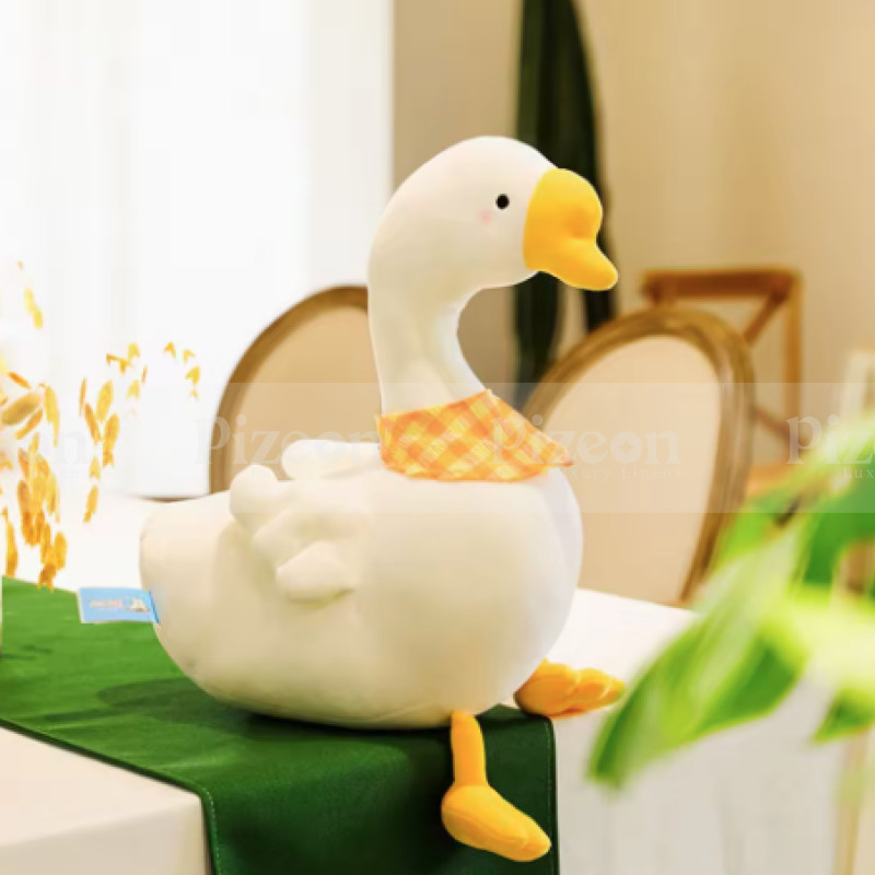 Goose Down Plush Sleeping Pillow 35CM