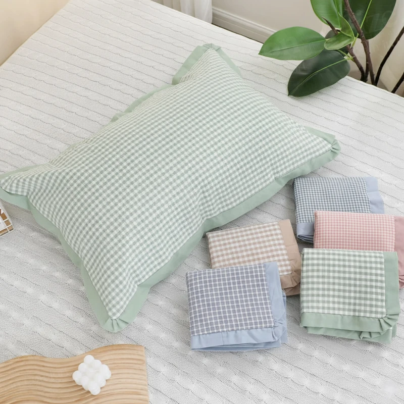 Imported Pure Cotton Pillow Cover Size (18 x 29 Inch). The Best Pillow Cover in Bangladesh.
