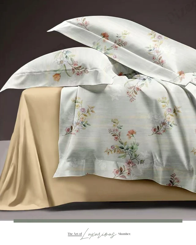 Premium Imported Luxury Cotton Bedding Set (3 Pieces)