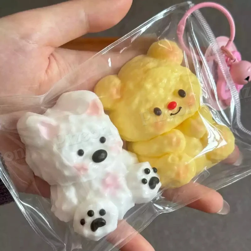 Squishy Bear Hug Toy - Slow-Rising Stress Relief & Sensory Fidget Companion