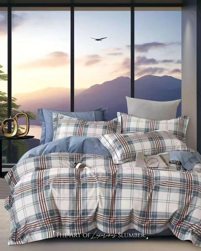 Soft & Stylish Elegant 3-Pieces Imported Cotton Bedding Sheet Set