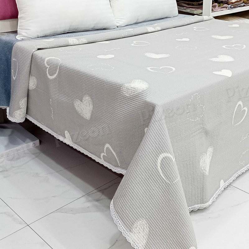 Luxury All-Season Summer Quilt – Virgin Silk Fiber & Quilted Cotton