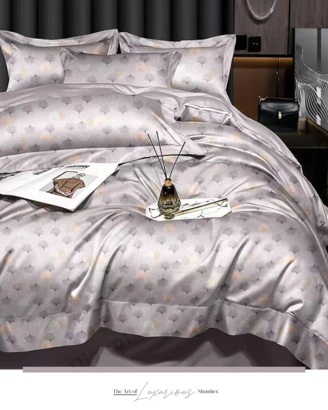 Premium Imported Luxury Cotton Bedding Set (3 Pieces)