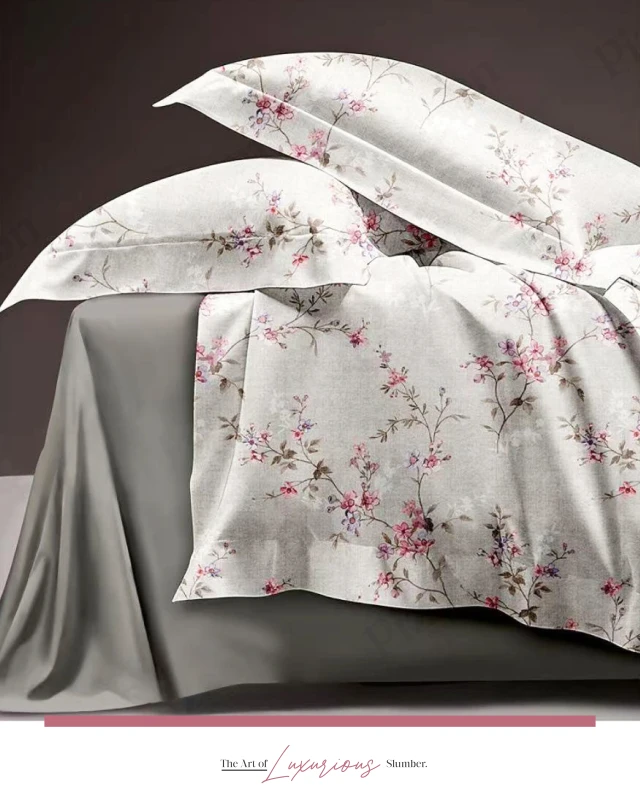 Premium Imported Luxury Cotton Bedding Set (3 Pieces)
