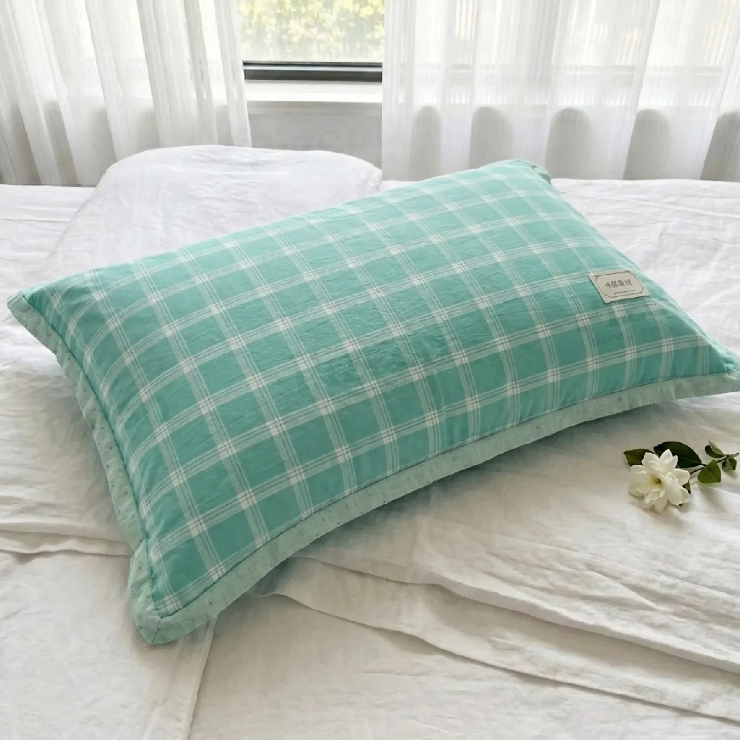 Imported Premium Wash Cotton Pillow Cover.
