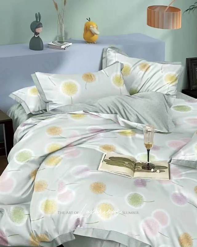 Soft & Stylish Elegant 3-Pieces Imported Cotton Bedding Sheet Set
