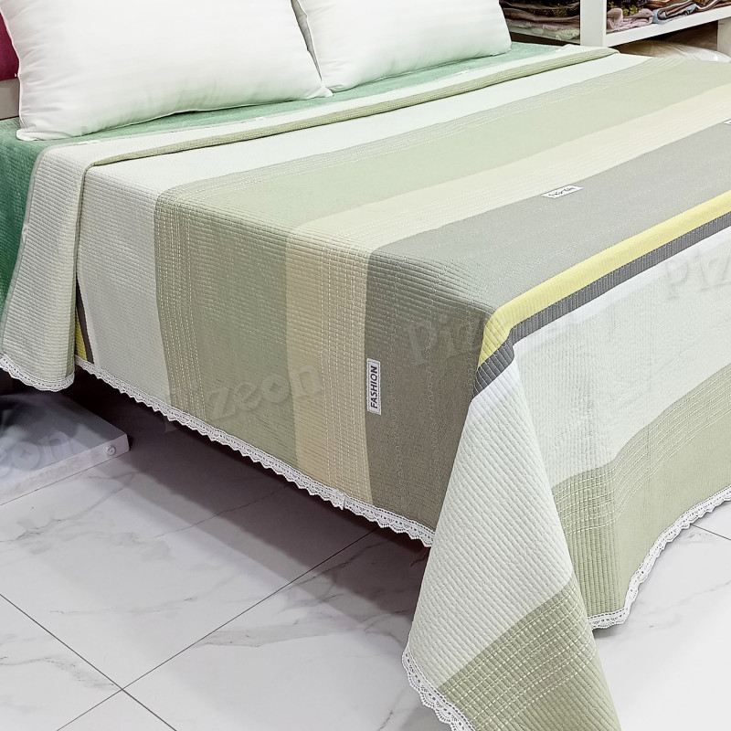 Luxury All-Season Summer Quilt – Virgin Silk Fiber & Quilted Cotton