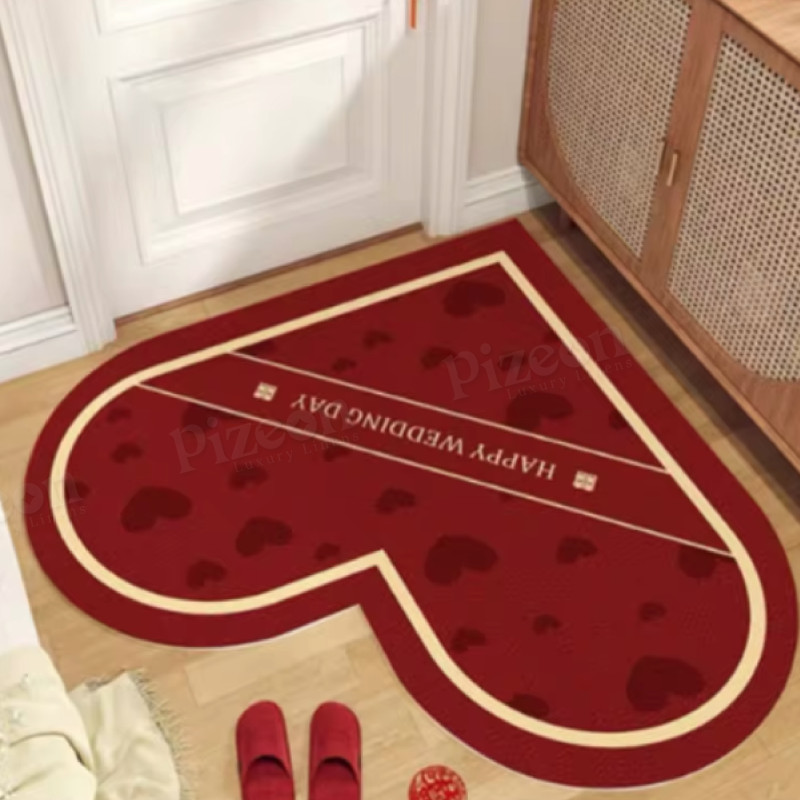 Love-Shaped Diatom Ooze Floor Mat