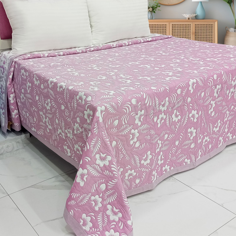 Jacquard Floral Pattern Summer Quilt