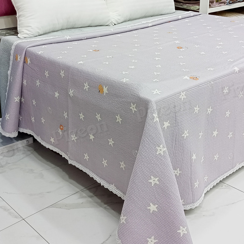 Luxury All-Season Summer Quilt – Virgin Silk Fiber & Quilted Cotton