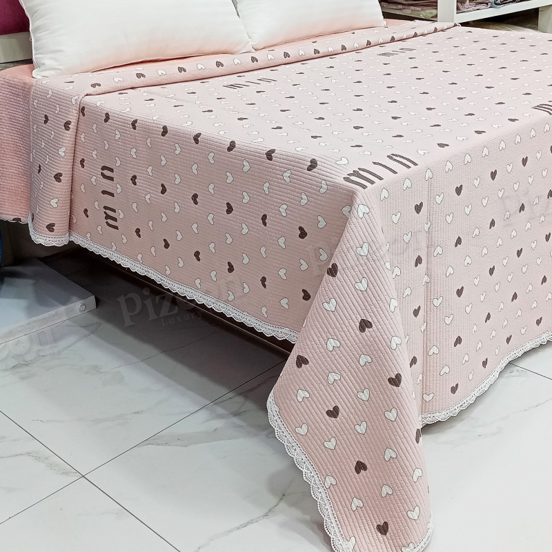 Luxury All-Season Summer Quilt – Virgin Silk Fiber & Quilted Cotton