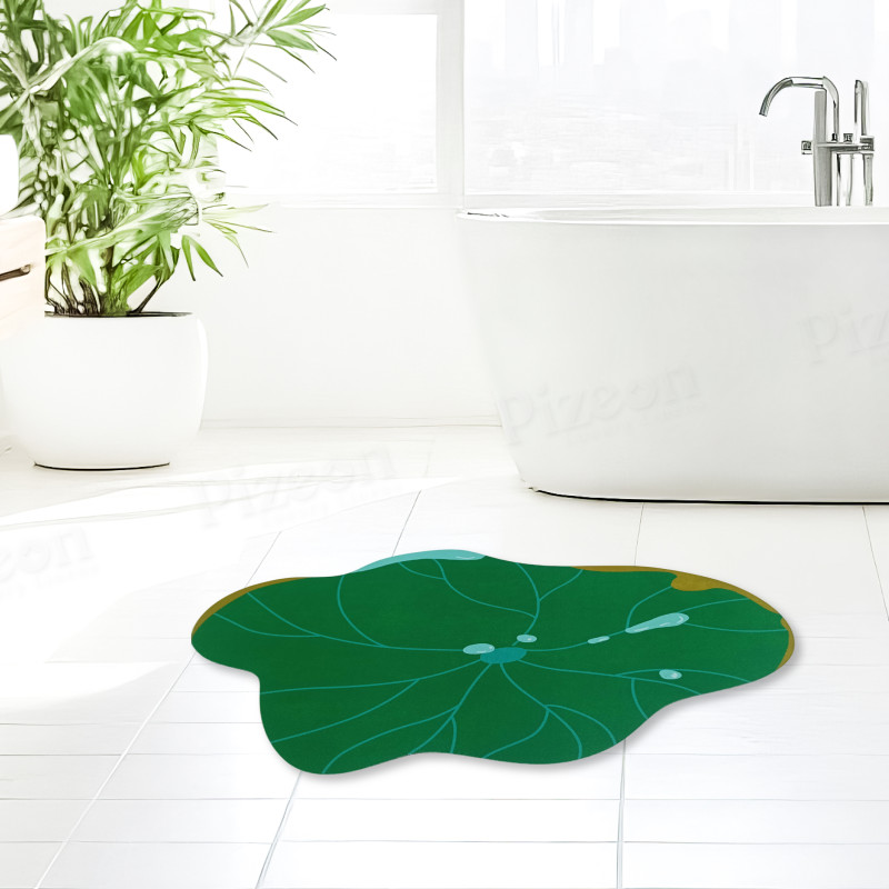 Lotus Leaf Soft Anti-Slip Bathroom Mat