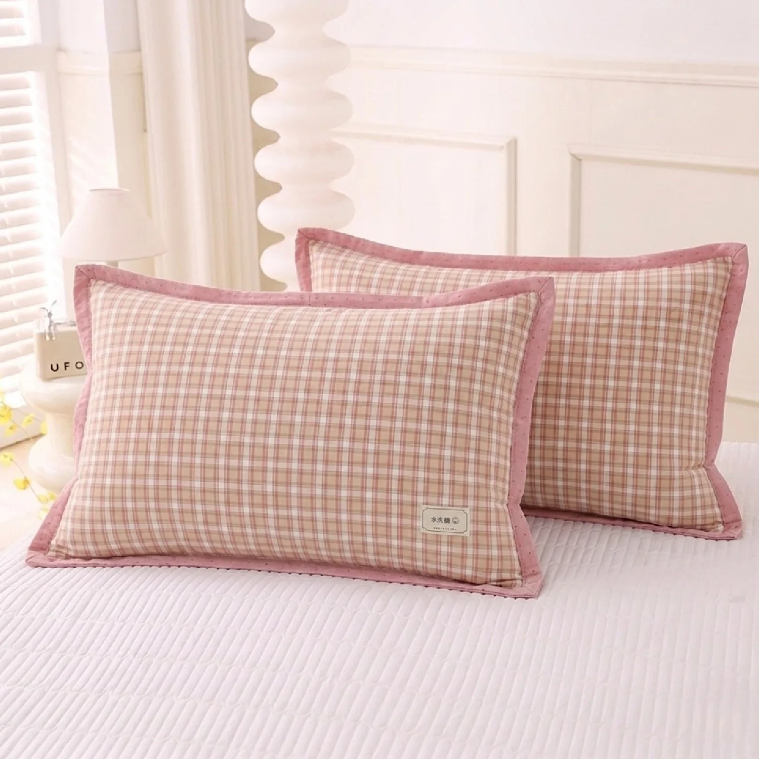 Imported Premium Wash Cotton Pillow Cover.