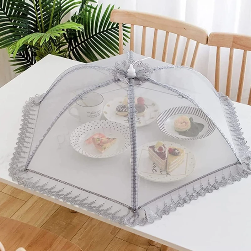 Elegant Lace Foldable Food Cover