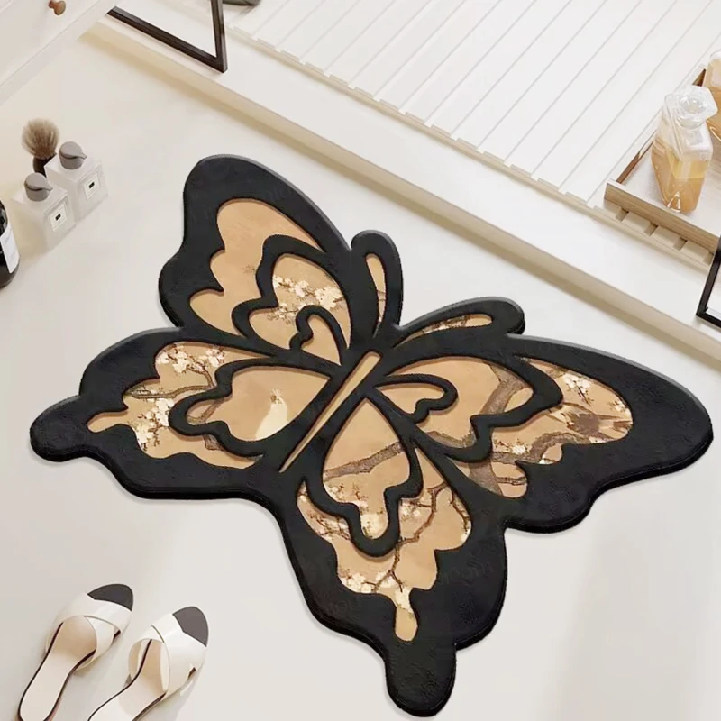 Diatom Mud Indoor Doormat | Ultra-Absorbent Entryway & Bathroom Floor Mat | Anti-Slip Quick-Dry Rug