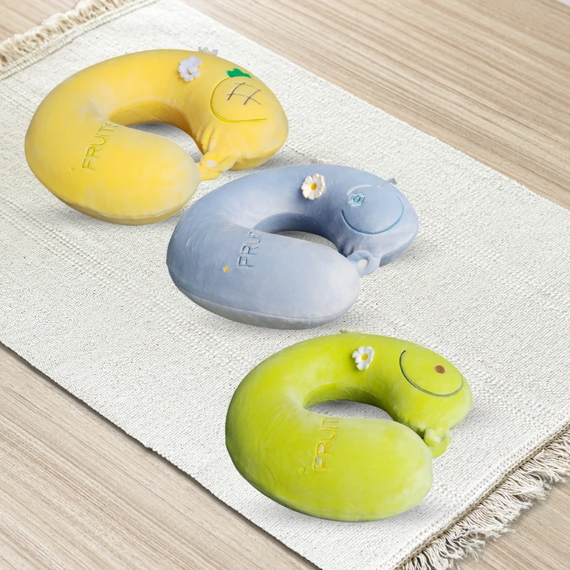 U-shaped Memory Foam Neck Pillow  - 1 Pc