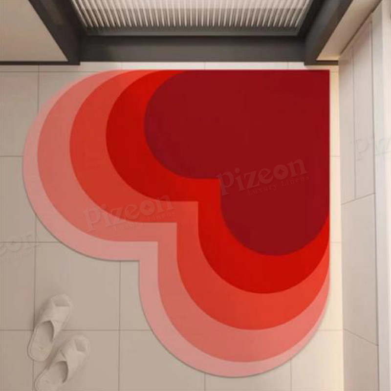 Love-Shaped Diatom Ooze Floor Mat