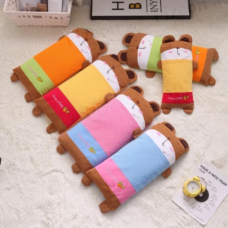 Embroidered Cute Little Bear Baby Pillow
