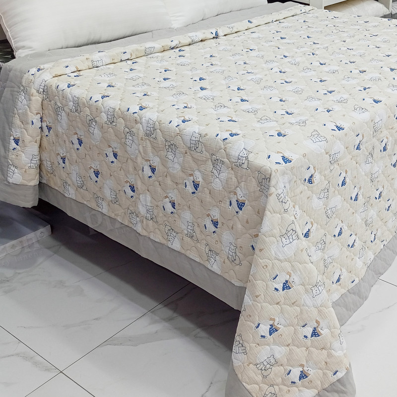 All-Over Print Summer Quilt