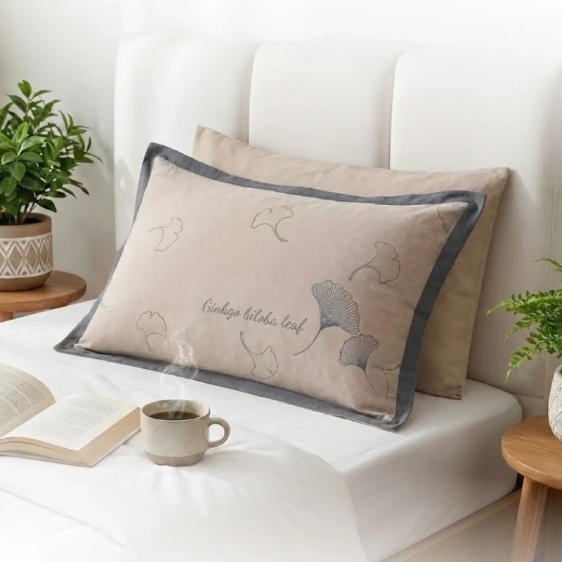 Imported Pure Cotton Jacquard Style Pillow Cover Size (18 x 29 Inch). The Best Pillow Cover in Bangladesh.