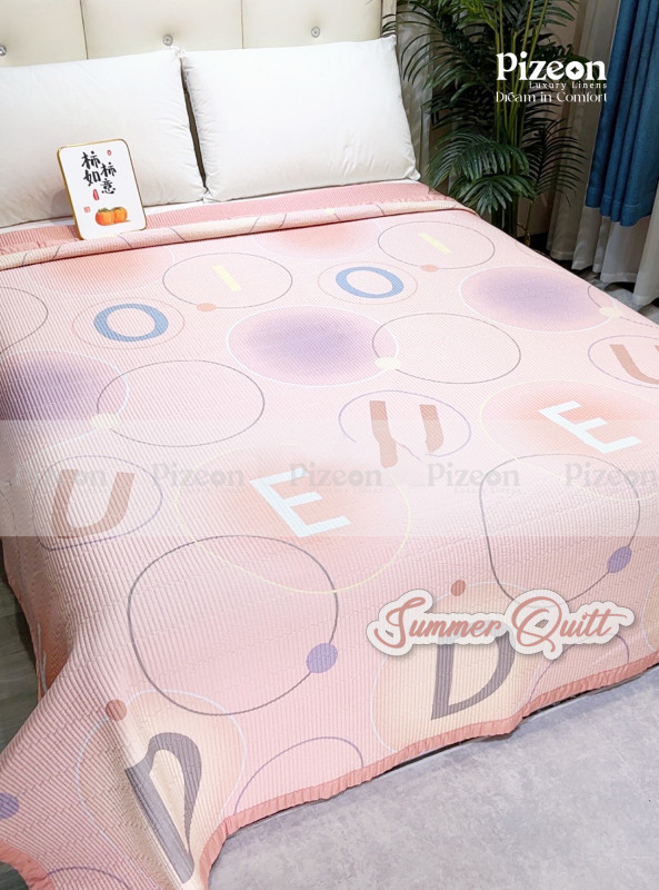 All-Over Print Summer Quilt