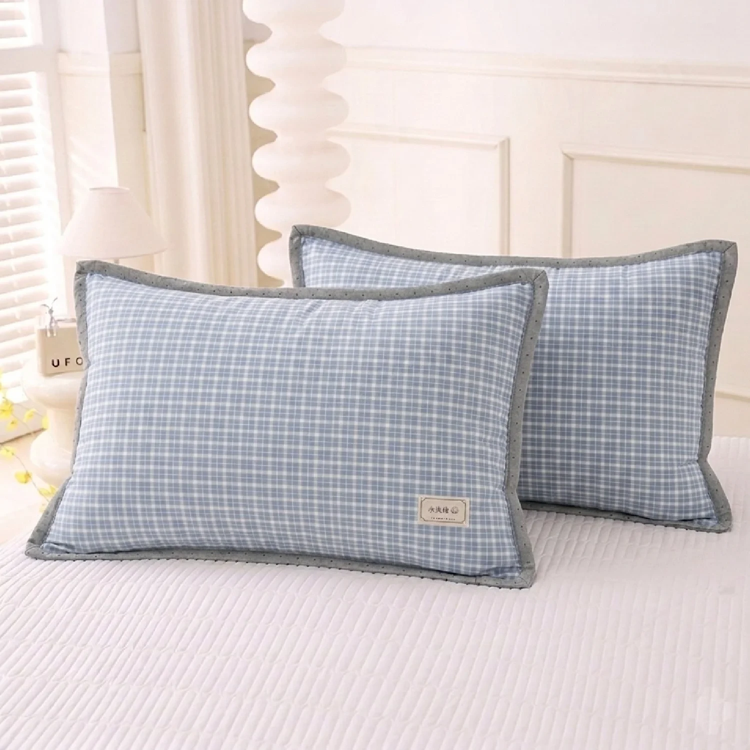 Imported Premium Wash Cotton Pillow Cover.
