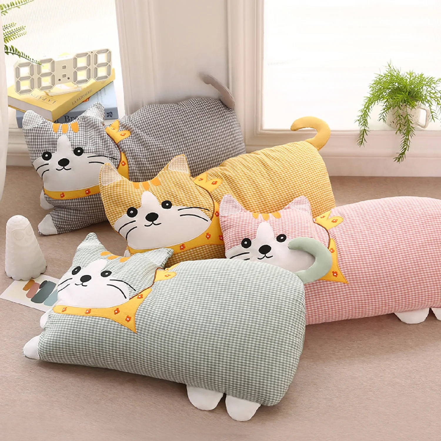 Scarf with Cat Baby Pillow