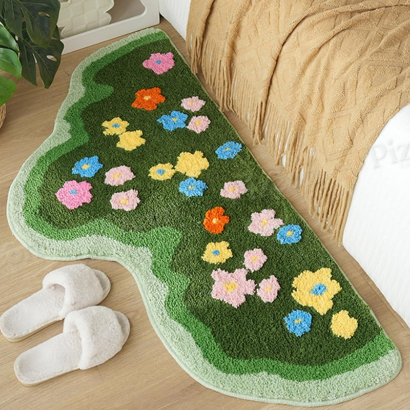 Bedroom Fluffy Long Runner Bedside Mat