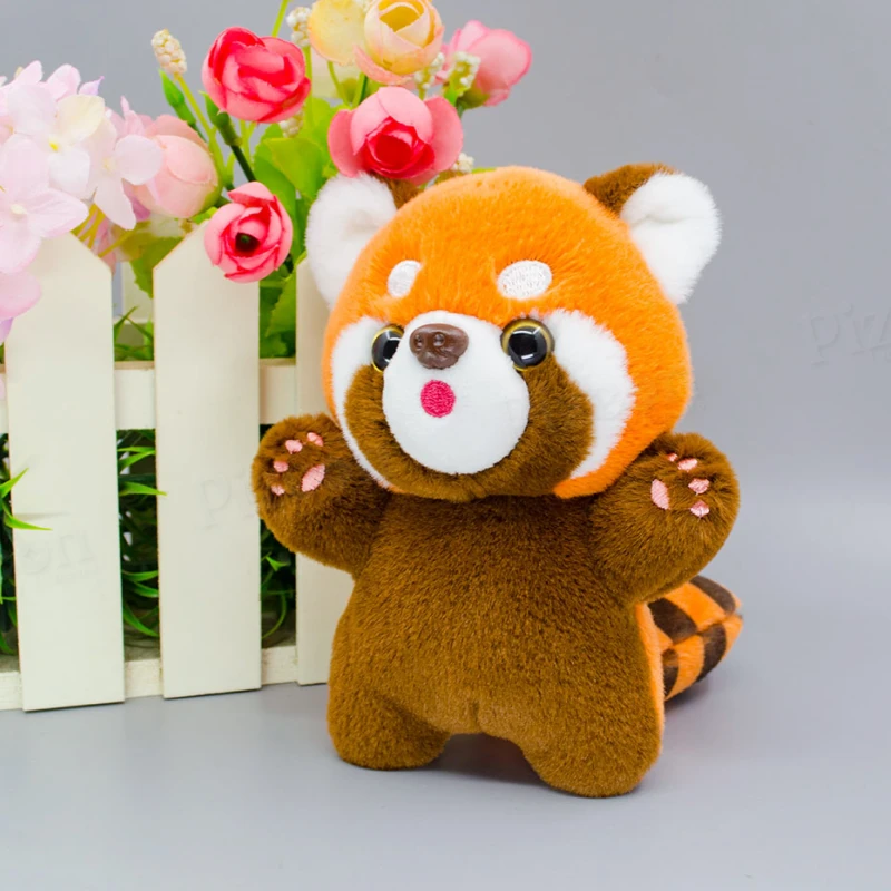 Adorable Plush Red Panda Bracelet & Keychain