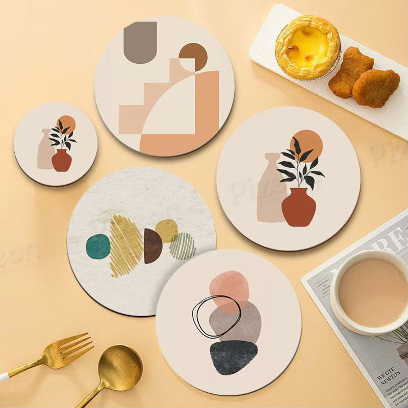 3D Art Design Round Coasters