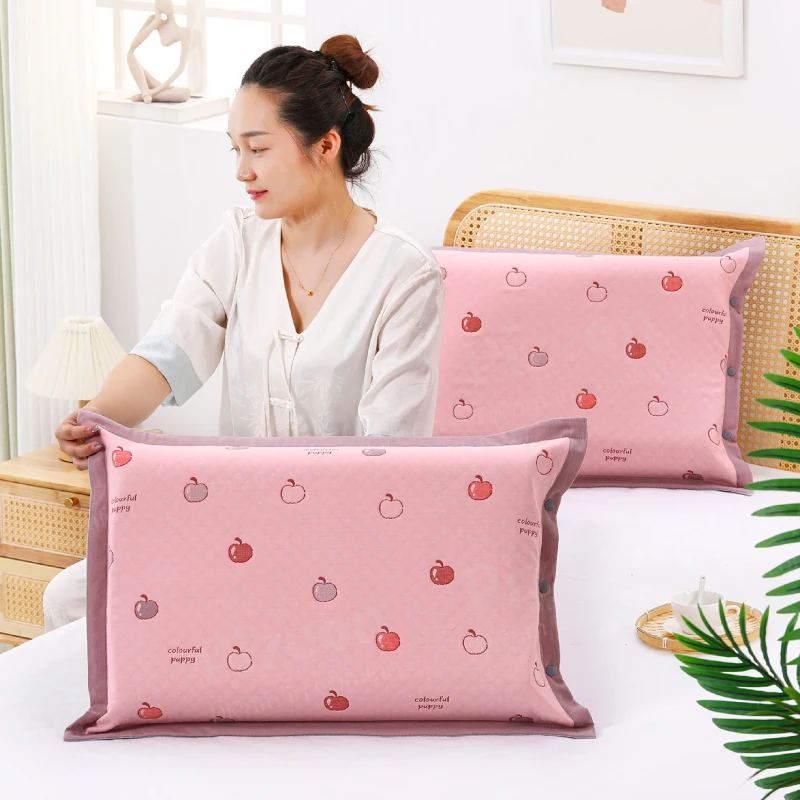 Imported Pure Cotton Jacquard Style Pillow Cover Size (18 x 29 Inch). The Best Pillow Cover in Bangladesh.