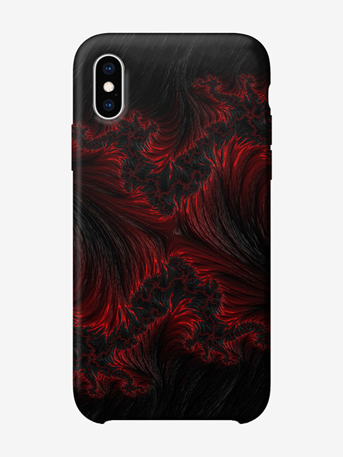 Black & red pattern case photo review