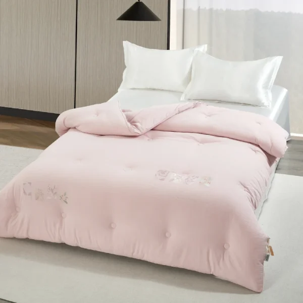 Imported Flower World Embroidered Quilt (Spring/Autumn) - King Size Comforter Price in Bangladesh