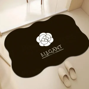 Diatom Mud Indoor Doormat | Ultra-Absorbent Entryway & Bathroom Floor Mat | Anti-Slip Quick-Dry Rug