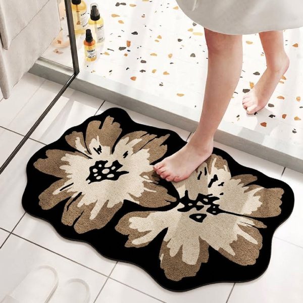 Diatom Mud Indoor Doormat | Ultra-Absorbent Entryway & Bathroom Floor Mat | Anti-Slip Quick-Dry Rug