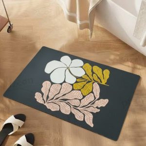 Diatom Mud Indoor Doormat | Ultra-Absorbent Entryway & Bathroom Floor Mat | Anti-Slip Quick-Dry Rug